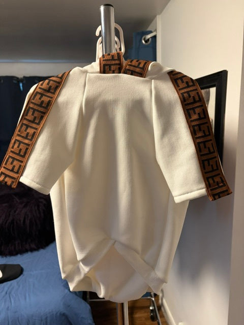 Fendi-like Dog Hoodie